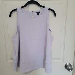 Large Ann Taylor blouse with key- hole back in lilac